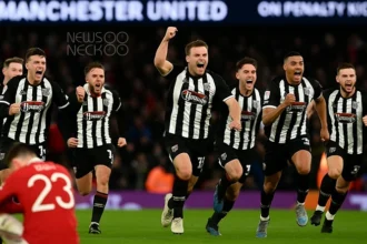 grimpsy town defeated manchester united