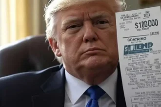 President Donald Trump puts $100,000 fee on H-1B visa