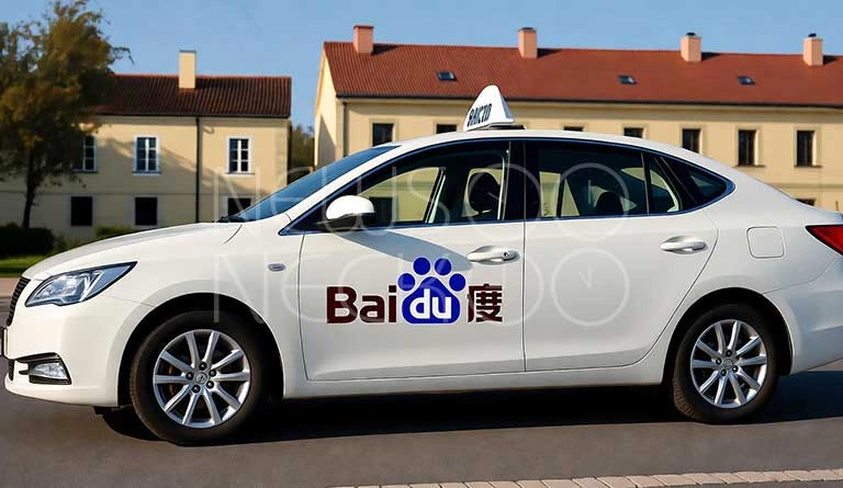 baidu introduces driverless taxi in europe