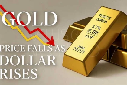 gold price sharp decline