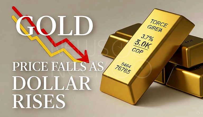 gold price sharp decline