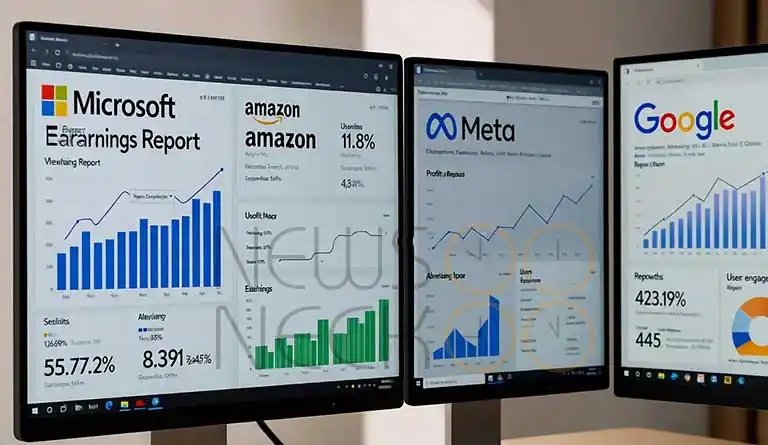 Microsoft Amazon Meta Google Earnings AI Report 19 meta, google, microsoft and amazon earning reports