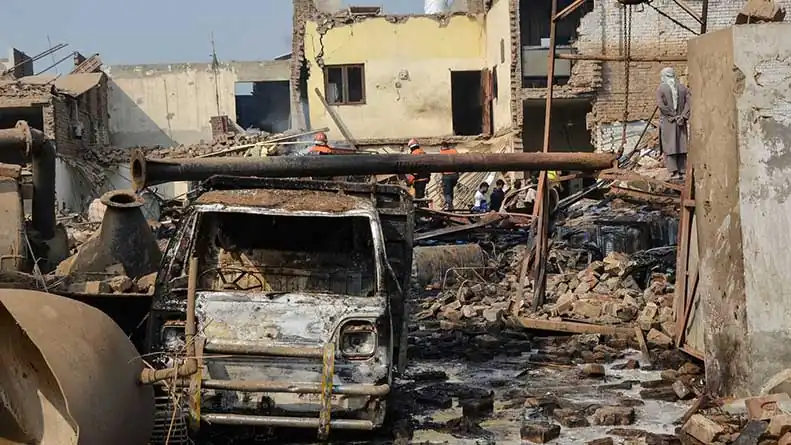 faislabad factory explosion