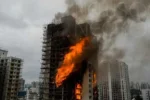 Hong Kong High-Rise Fire Kills 13, Bamboo Scaffolding Blamed 8 housing complex fire in hongkong