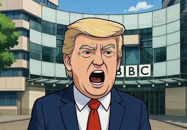 trump threatens to sue $5 billion to bbc