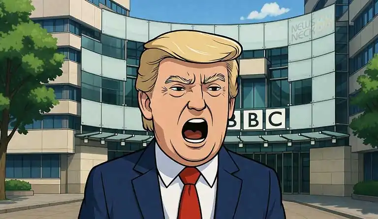 Trump Threatens $5 Billion Lawsuit Against BBC Over Edited Speech: "This Is Beyond Fake" 5 trump threatens to sue $5 billion to bbc